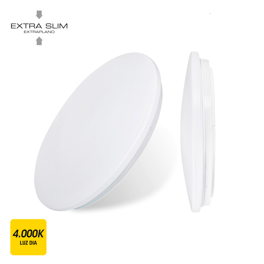 EDM 32517 APLIQUE SUPERFICIE LED EXTRAPLANO 18W 1.260 LUMENS 4.000K CIRCULAR 33X6,6CM EDM