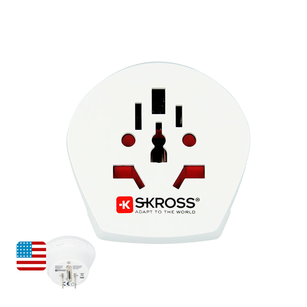 EDM 40906 ADAPTADOR MUNDIAL A ESTADOS UNIDOS SKROSS 1500221-E